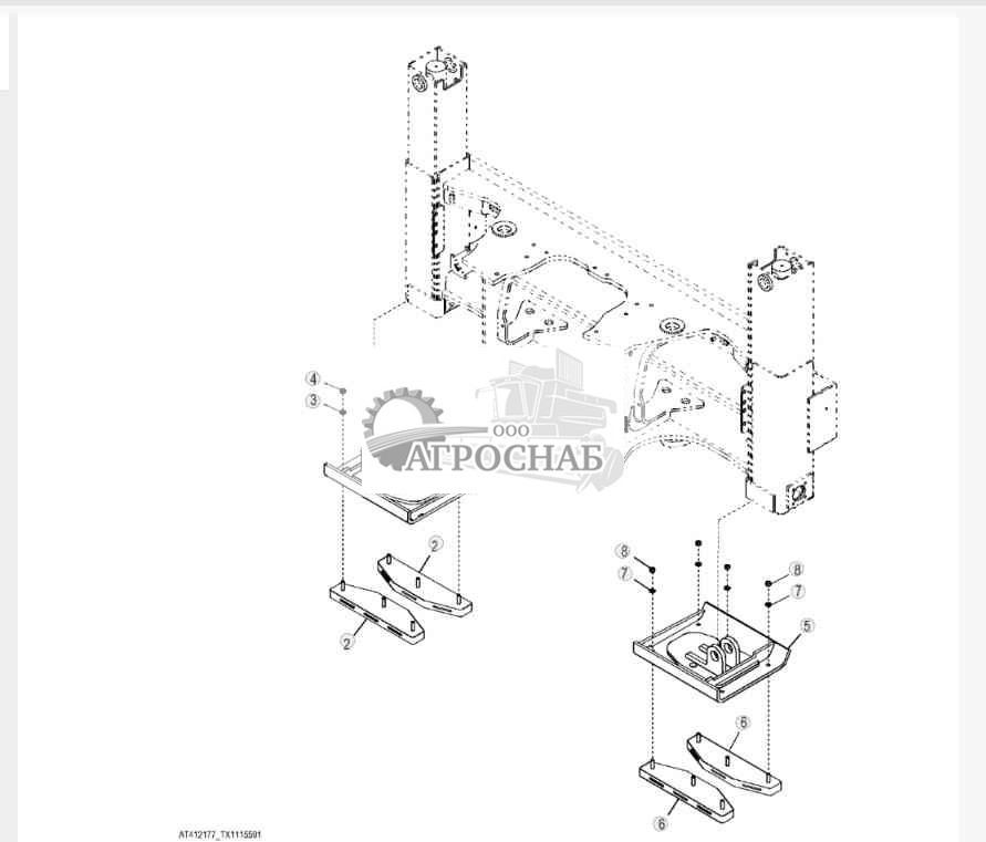 Дорожная накладка стабилизатора 